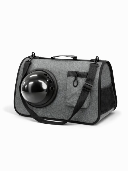 BOLSO TRANSPORTADOR CON VISOR GRIS