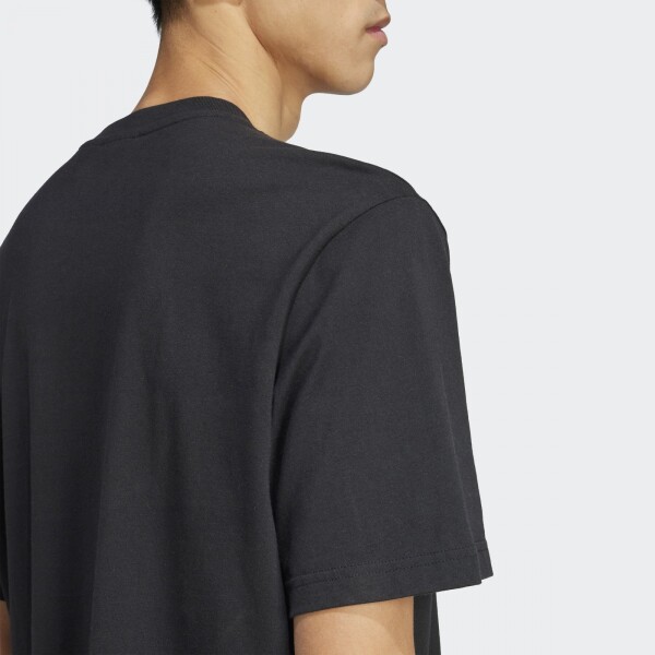 Remera Adidas Skeleton de Trifolio Negro