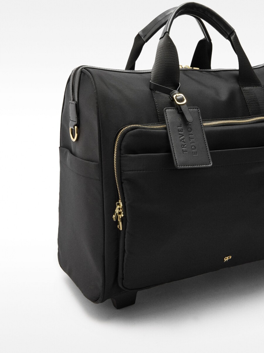 Bolso De Viaje De Nylon negro