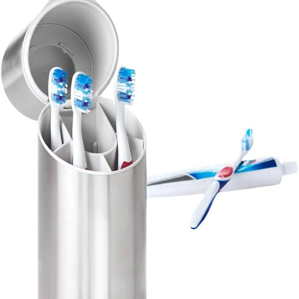 Organizador de Cepillos de Dientes Acero inox Oxo Organizador de Cepillos de Dientes Acero inox Oxo