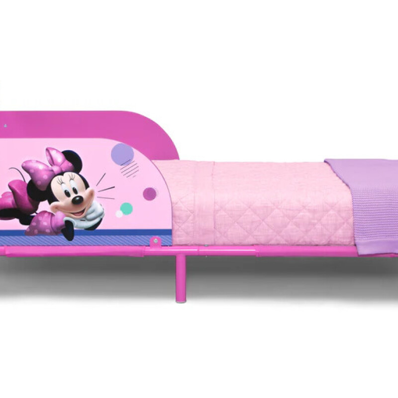 Cama de madera Minnie Mouse Disney rosa palido Cama de madera Minnie Mouse Disney rosa palido
