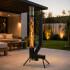 Estufa Calefactor Kassel De Pellets Ks-eep1 Exterior De Outlet OLT ESTUFA DE PELLETS EXTERIOR KS-EEP1