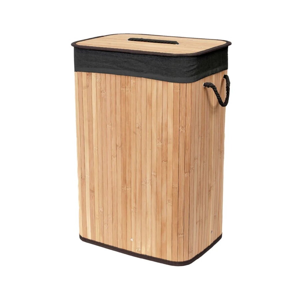 Canasto Cesto Ropa Plegable Bambú Alto 50cm x Ancho 30cm x Largo 40cm 