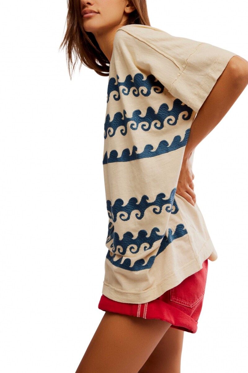 Remera Chill Vibes Beige