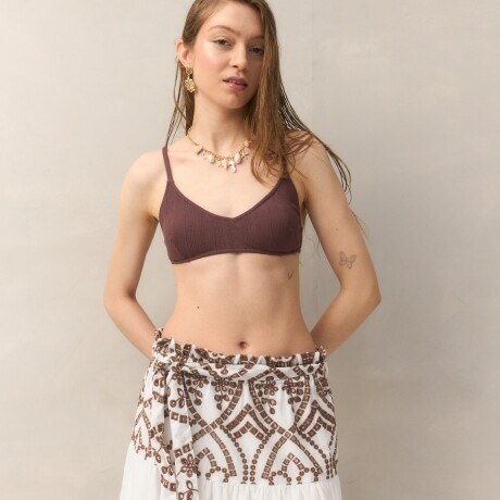 FALDA ELINE Chocolate