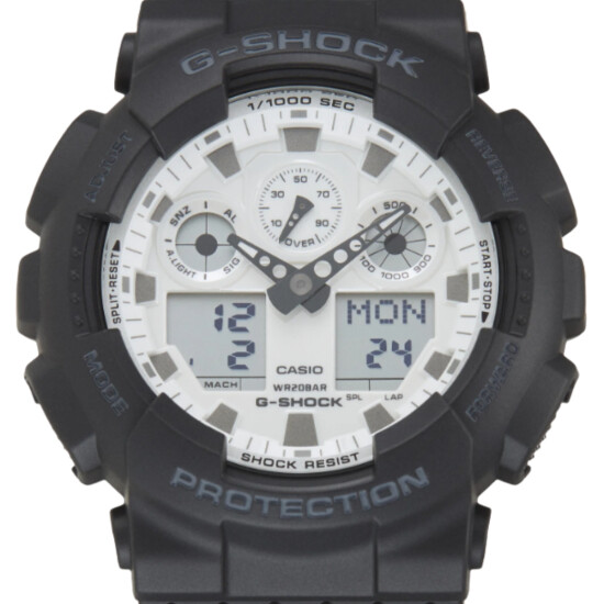 Reloj CASIO G-SHOCK GA100WD-1ADR Resina Negro Esfera 52mm 0