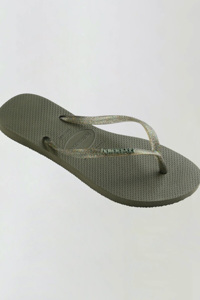 HAVAIANAS SLIM LOGO METALIC CACTUS