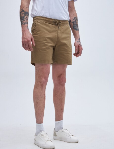 Bermuda gabardina Melano Beige