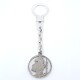 Llavero en plata con imagen de San Cristobal Llavero en plata con imagen de San Cristobal