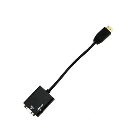 Cable Adaptador para PC HDMI Macho a VGA Hembra con audio Cable Adaptador para PC HDMI Macho a VGA Hembra con audio