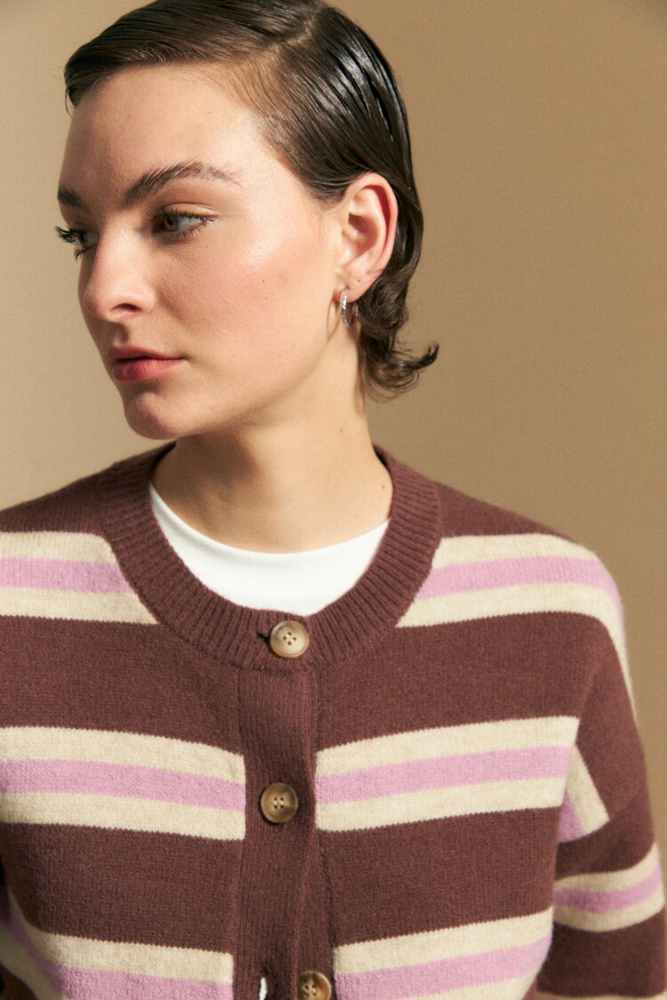 CARDIGAN TRINDADE Chocolate