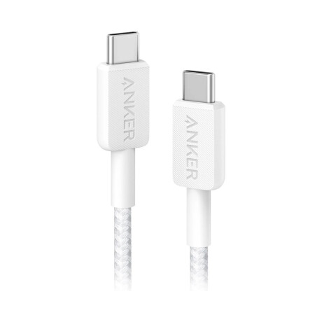 Cable de datos Anker USB-C a USB-C 1m White Cable de datos Anker USB-C a USB-C 1m White