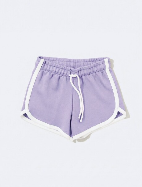 SHORT INFANTIL LILA