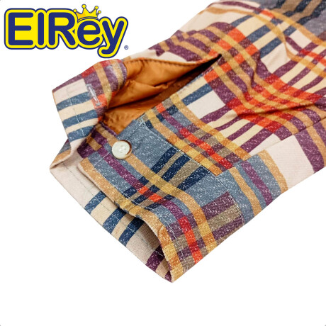 Campera Camisa Abrigo Leñadora Capucha Doble Cierre Marron