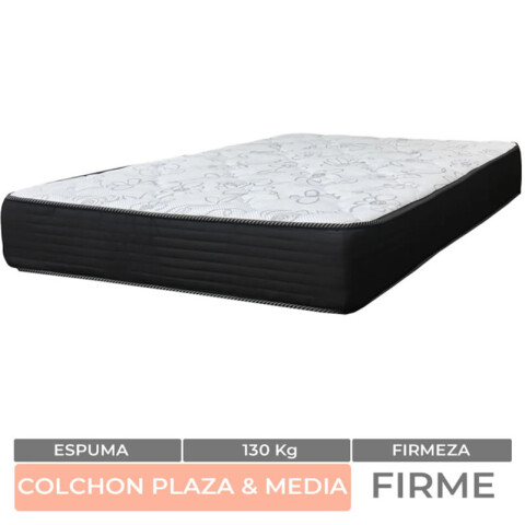 Colchón 1 Plaza Reversible Mulata Firm 100% Espuma 110 x 188 x 20 cm - 130 Kg Colchón 1 Plaza Reversible Mulata Firm 100% Espuma 110 x 188 x 20 cm - 130 Kg