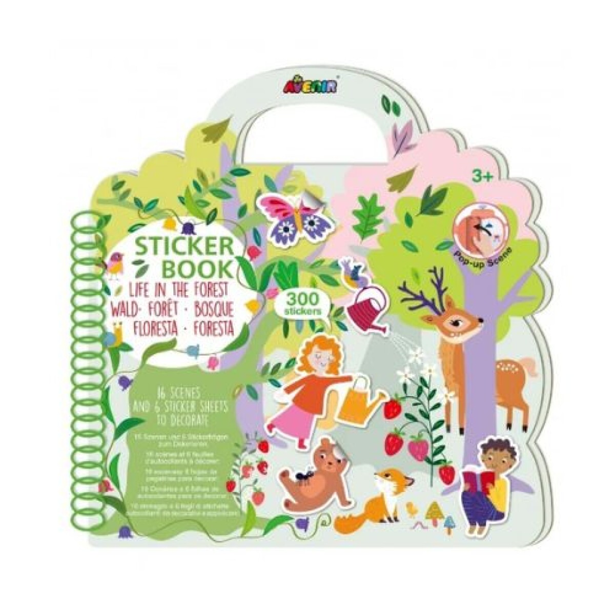 Libro de sticker y actividades- Bosque - Libro De Sticker Y Actividades- Bosque 
