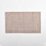 Toalla para pies hilo peinado Beige
