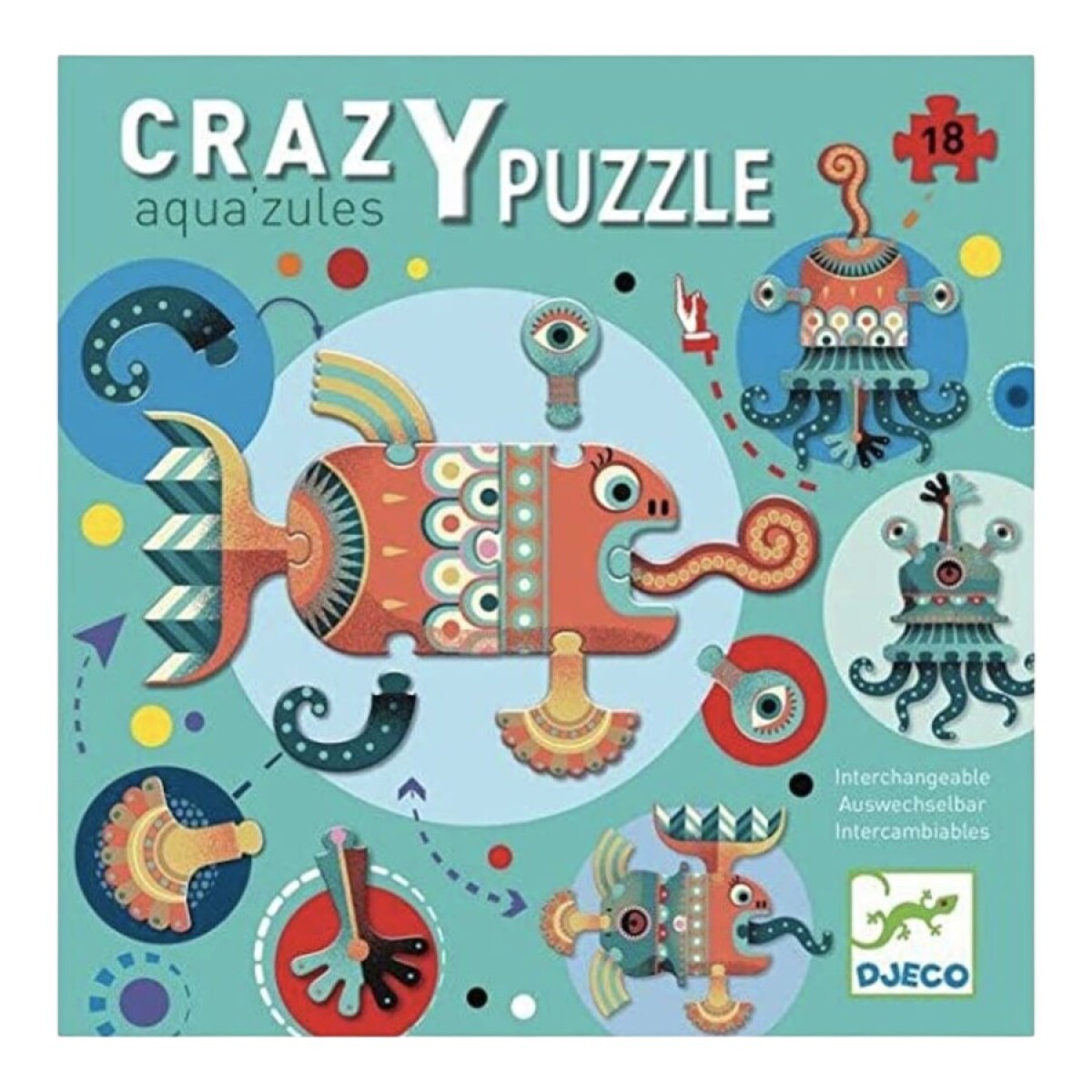 Puzzle Crazy Aqua’zules Djeco 