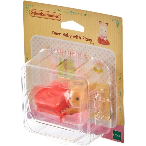 Sylvanian Families Ciervo Bebe Con Piano Juguete Infantil Sylvanian Families Ciervo Bebe Con Piano Juguete Infantil