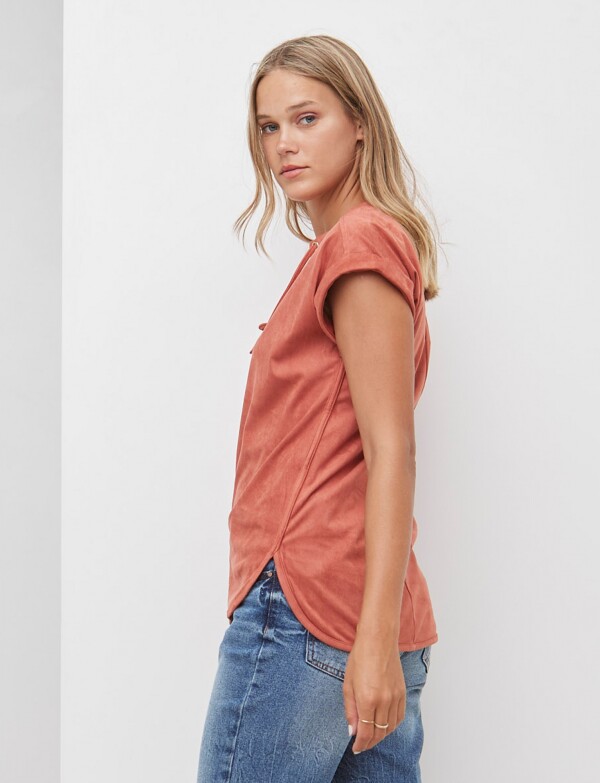 Blusa Suede TERRACOTA