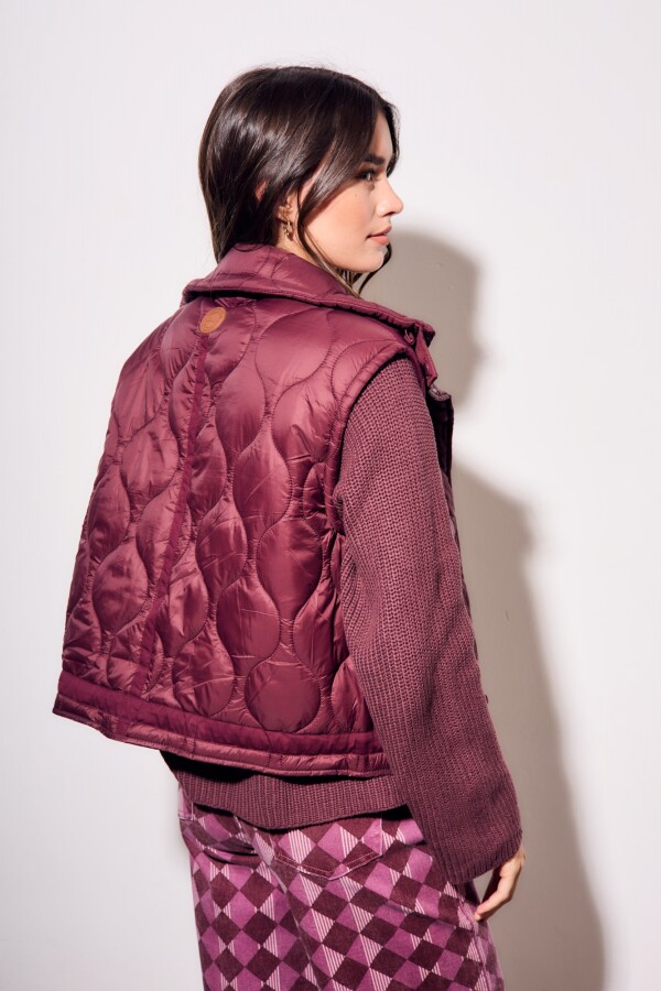 Chaleco Reversible Bordeaux
