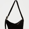 Bolso Bamboo en cuero gamuza Negro