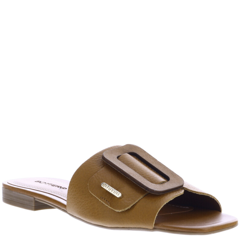 Zuecos de Mujer Bottero c/hebilla Marrón Canela