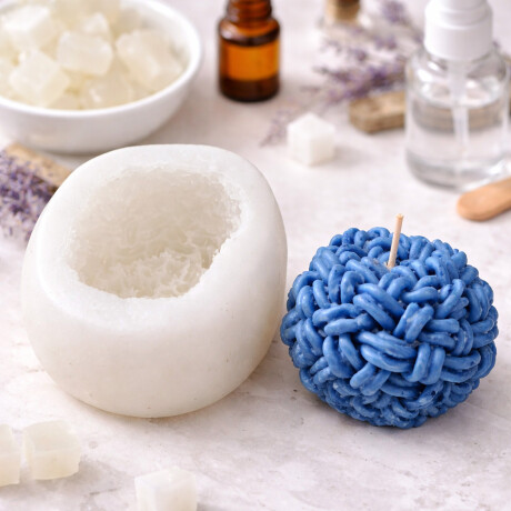 Molde de silicona para jabón y vela Molde de silicona para jabón y vela