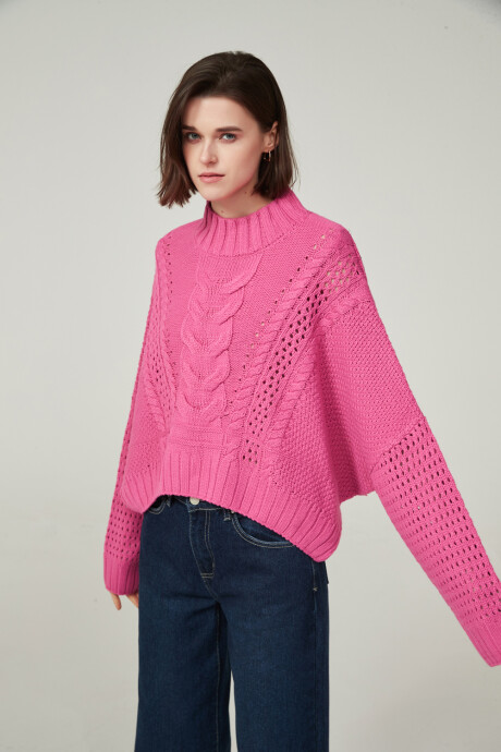 Polera Sullana Fucsia Oscuro