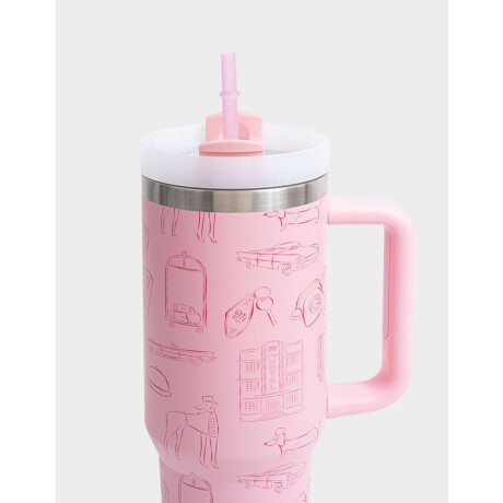 Vaso Alto Térmico Fucsia Claro