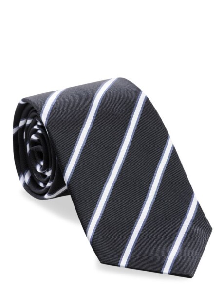 CORBATA RAYADA Negro