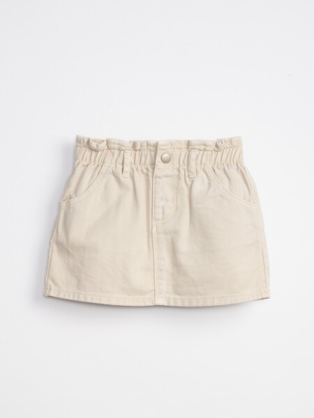 Pollera jean paper bag Cruda
