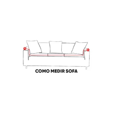 Funda Protectora de Sofá Anti Manchas 3 Plazas GRIS