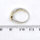 Anillo En Oro 18K De 2 Tonos Y Brillantes . Anillo En Oro 18K De 2 Tonos Y Brillantes .