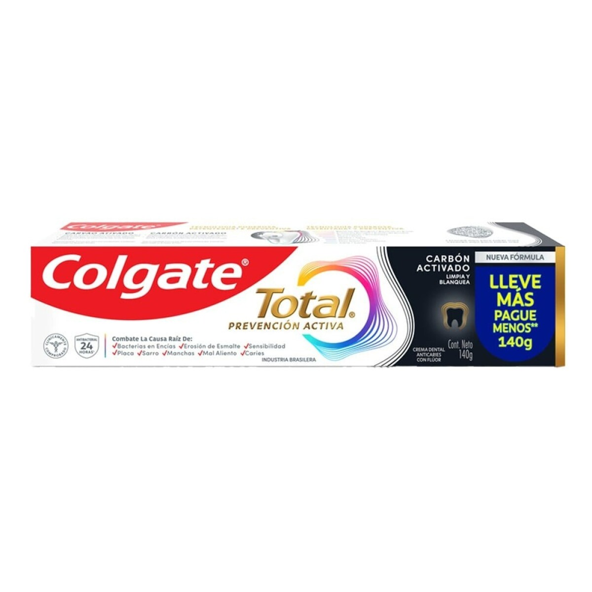 Colgate Total Carbón Activado 140g 