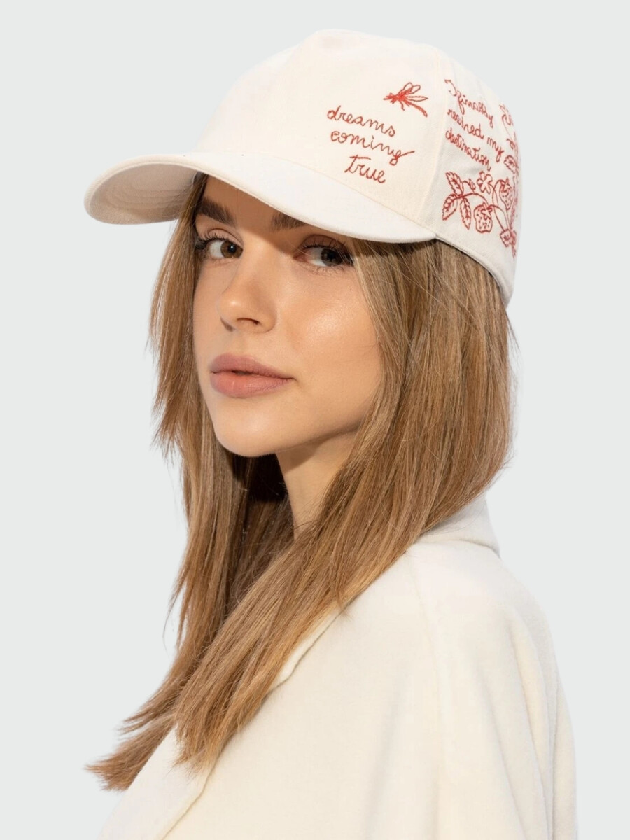Golden Goose-Gorro con visera, Journey - Natural 