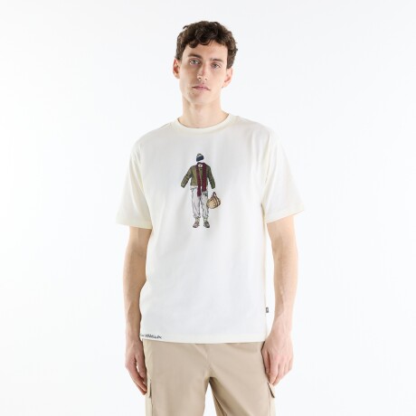 Remera New Balance de Hombre - Varsity - MT6275EOAGA CHARCOAL HEATHER