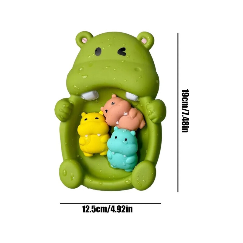 Set 4 Muñecos de goma Bebé Hipo Verde Lima Set 4 Muñecos de goma Bebé Hipo Verde Lima