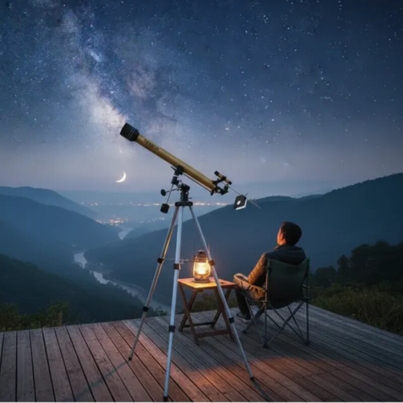 Telescopio Tasco 60 X 900mm Luminova Gold Telescopio Tasco 60 X 900mm Luminova Gold