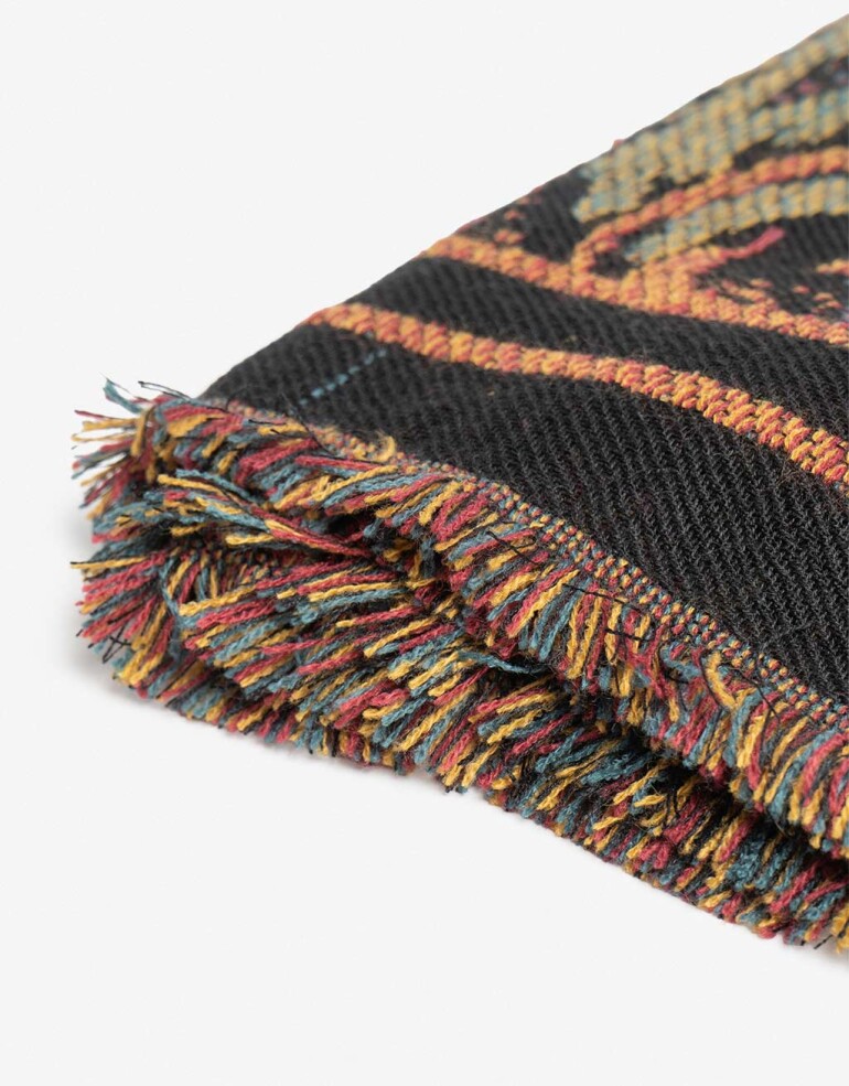 Bufandas Algodón Bulgaros Bufanda Con Dibujo Jacquard De Bulgaros - Combinacion Multicolor