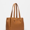 Cartera Al Hombro Erin En Efecto Cuero Graneado Cuoio