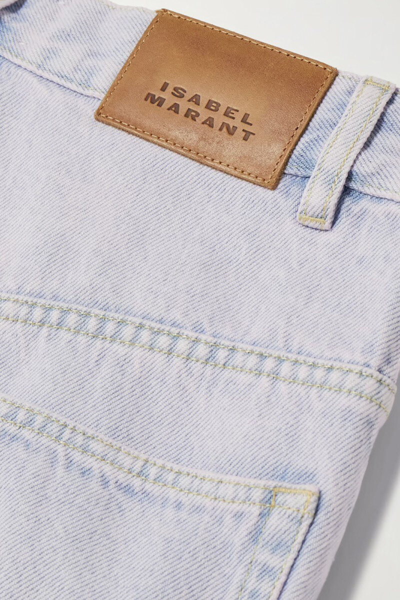 PANTALON DENIM SOLENE Lila