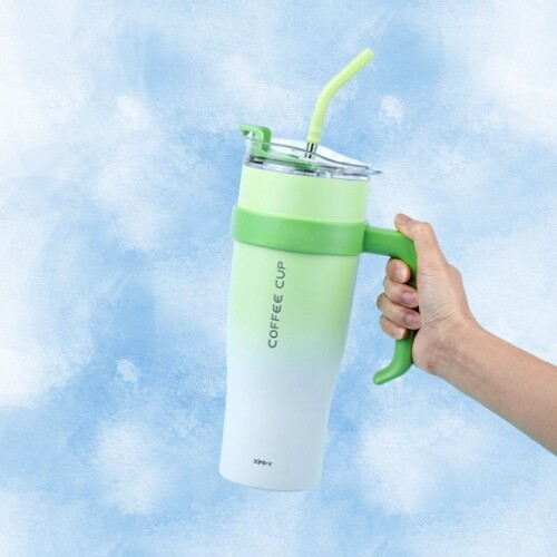 Vaso Térmico Extra Grande Acero Inoxidable 1200ml - Verde Vaso Térmico Extra Grande Acero Inoxidable 1200ml - Verde