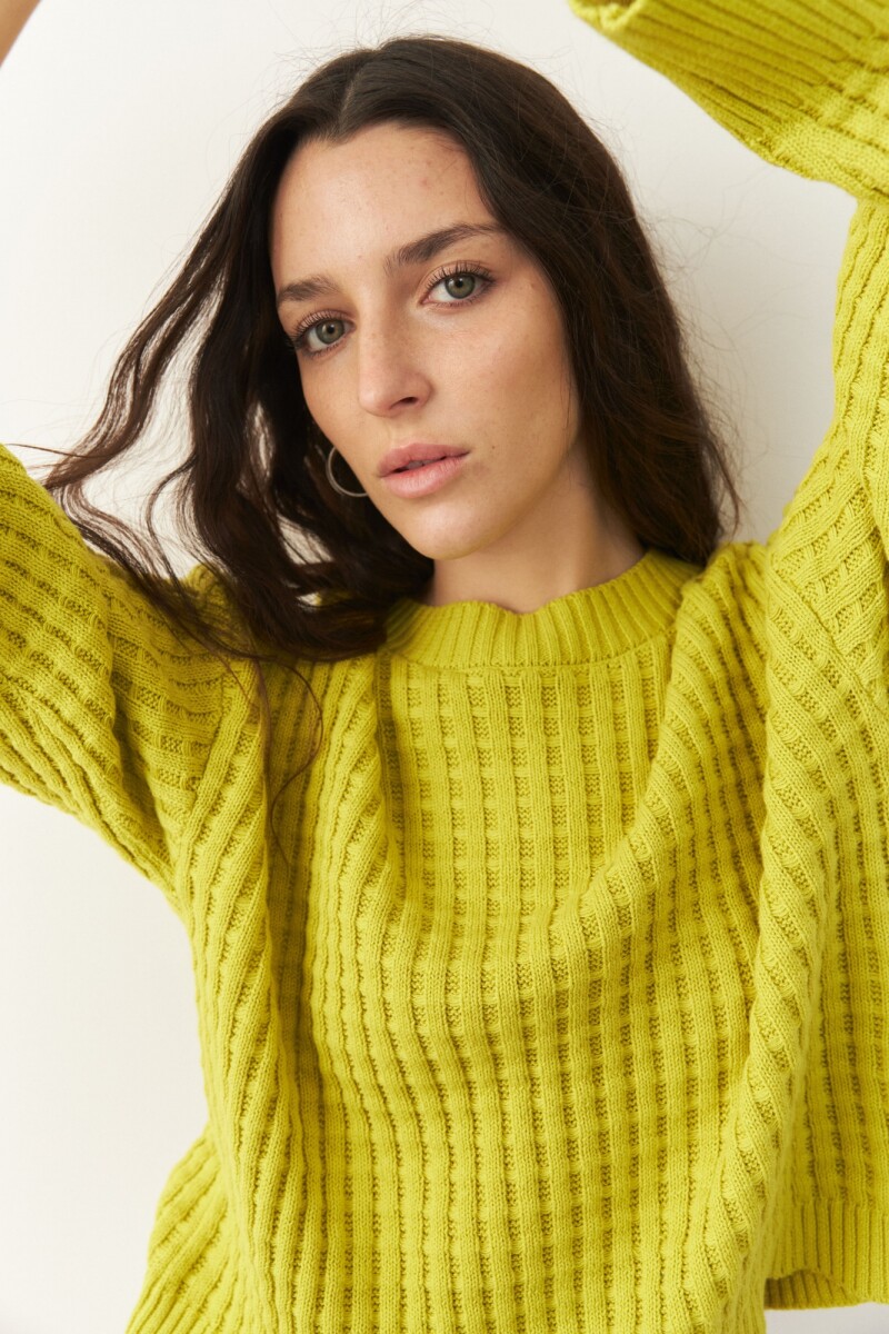 SWEATER SARA Verde Manzana