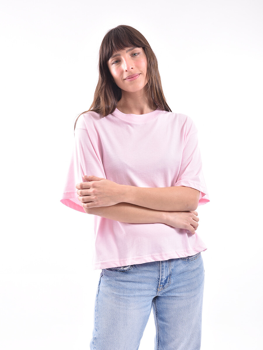 REMERA BOXA - ROSA CHICLE 