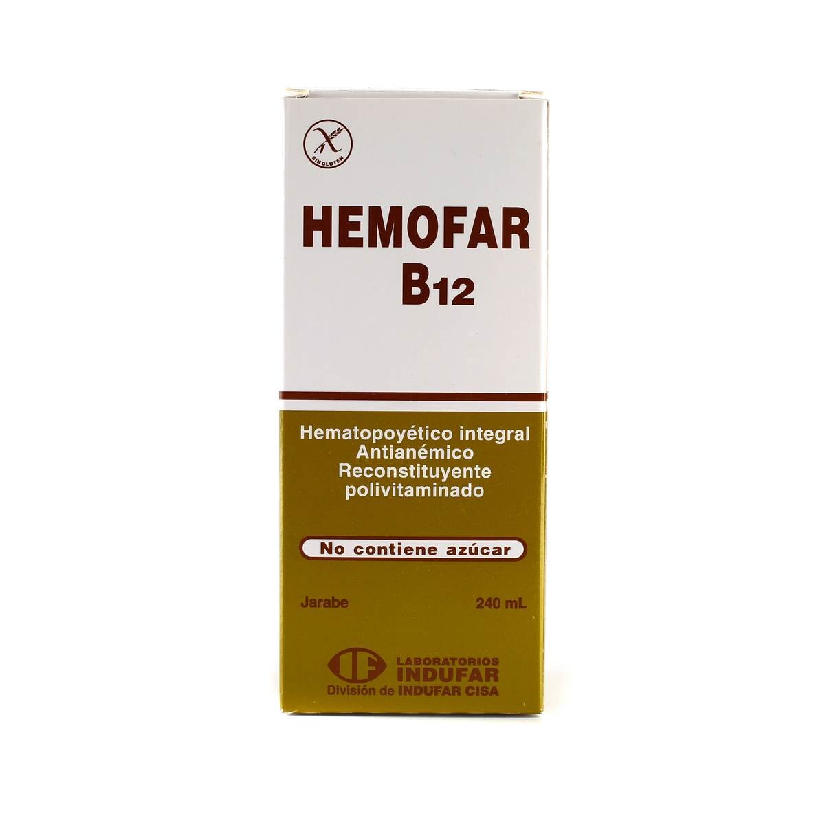 HEMOFAR B12 JARABE FRASCO X 240 ML. 