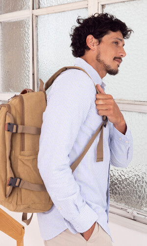 MOCHILA CANVAS HIMALAYA KAKI