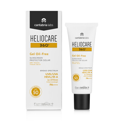 Protector Solar Heliocare Gel Oil Free 360 Spf 50+. 50 Ml. Protector Solar Heliocare Gel Oil Free 360 Spf 50+. 50 Ml.