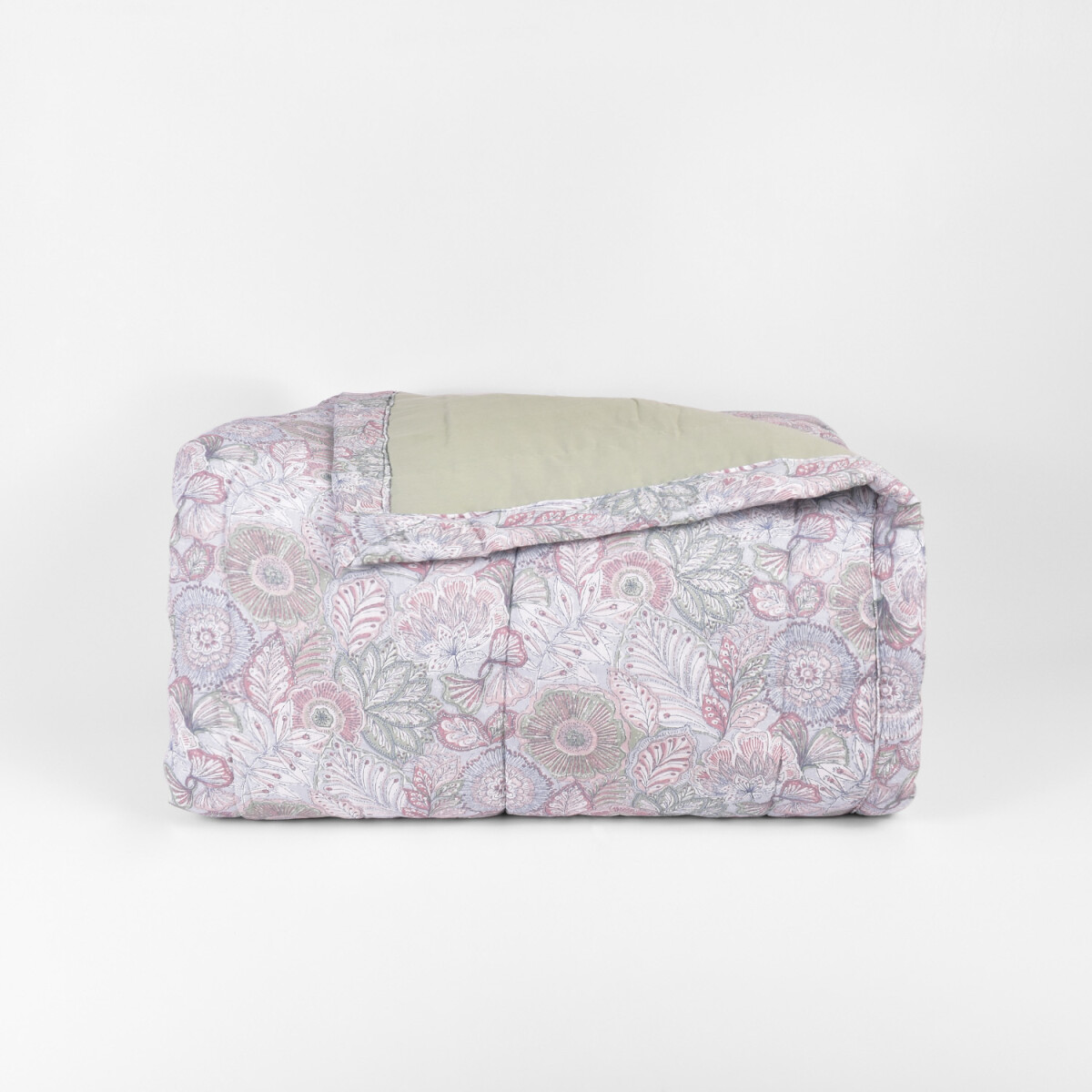 Edredón 120 hilos Col. Buzios Paisley Floral - Camera- Queen 