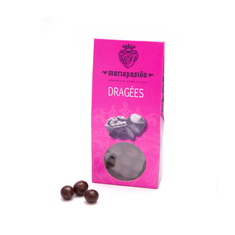 Dragees. Pack 150 gr. Almendras Sin Azúcar Chocolate Amargo 58% Dragees. Pack 150 gr. Almendras Sin Azúcar Chocolate Amargo 58%